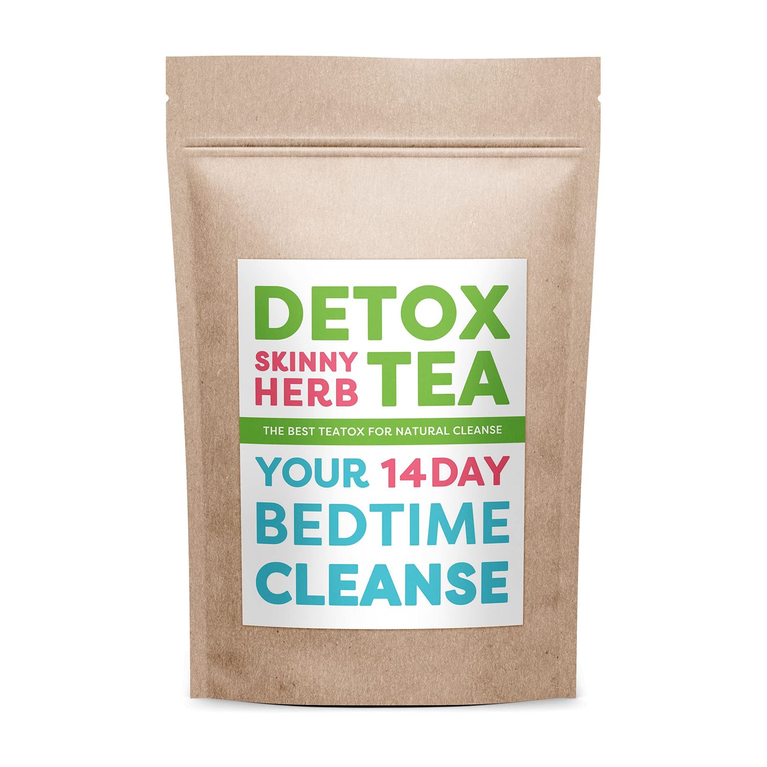 14 Days Bedtime Cleanse: Detox Skinny Herb - Effective Detox and Support Tea, 100 Natural