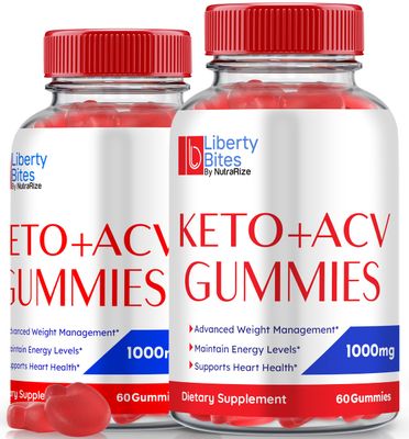 2 Pack Liberty Bites Keto ACV Gummies, Premium KetoACV for Weight Loss Support, Apple Cider Vinegar 1000MG, All-Natural Keto Plus ACV Formula Gummy, Official LibertyBites Reviews 120 Gummies