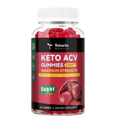 Totaria Keto Supplements with B12, Probiotics Keto ACV Gummies - 2000mg Apple Cider Vinegar Gummies