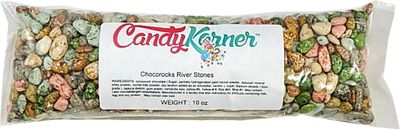 Chocorocks Riverstones Nuggets- Candy Coated Chocolate Shaped River Stones - 10 OZ