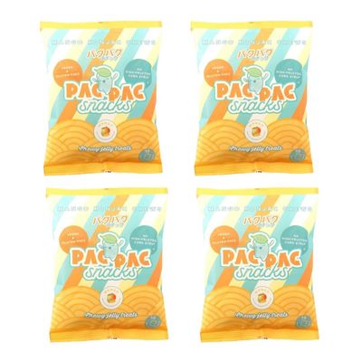 Mango Konjac Chews Premium Konjac Jelly Treats 4pack 10 Sachets per bag Vegan, Gluten-Free, Low-Calorie Crafted in Japan Only 4g Sugar, 0g Fat per Serving Refreshing Fruit Snack for Weight Management