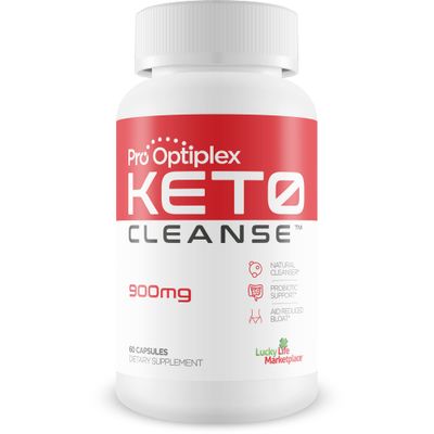 Pro Optiplex Keto Cleanse - Cleanse Detox Naturally - Herbal Keto Cleanse with Probiotics - Help Flush Waste Toxins - Full Body Cleanse Colon Cleanse - Support Reduced Bloating