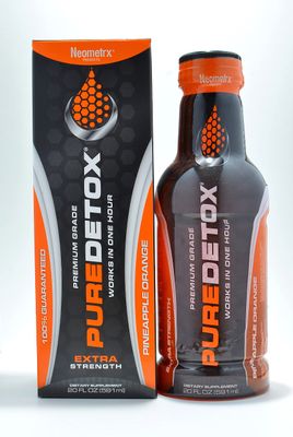 Detox Pure Neometrx Same-Day Extra Strength Detox Drink, Pineapple Orange Flavor, 20 Fl Oz