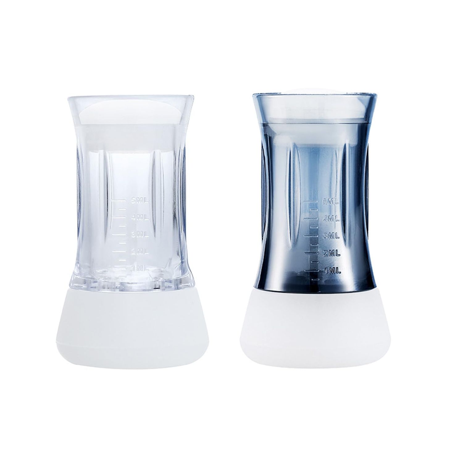 2 Pcs Scalp Oil Applicator-Minoxidil Applicator-Scalp Massager-Quick Even Apply-Scale Mark-Easy to Clean-Mini PortableClearBlue