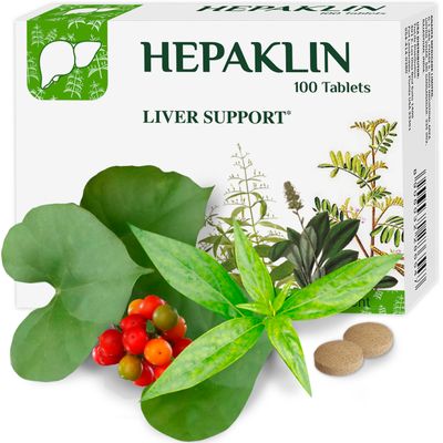 Ananta Medicare USA Hepaklin Liver Support Supplement - Herbal Formula for Liver Health Bile Flow - Supports Natural Detox Fat Metabolism - 120 Tablets