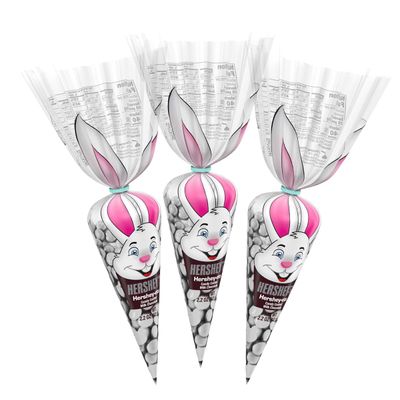 Hershey ETS Candy Coated Milk Chocolate Easter Candy Carrot Bag 3 Pack - For Basket Stuffers, Egg Hunts, and Party Favors