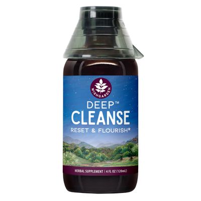 WishGarden Herbs Deep Cleanse - Plant-Based Herbal Cleansing Supplement with Organic Milk Thistle Seed Burdock Root Promotes Organ Cleansing, Supports Liver, Kidney, Lymph Cellular Health, 4oz