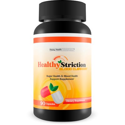 Healthy Striction Blood Cleanser - Our Best Blood Cleanser for Sugar Support Blood Support - Blood Balance Blood Booster Circulatory Supplements - Sugar Health Blood Health - Circulatory Support