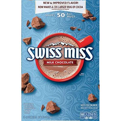 Swiss Miss Classics Hot Cocoa Mix, Milk Chocolate, Value 2 Pack 100-1.38 oz Envelopes