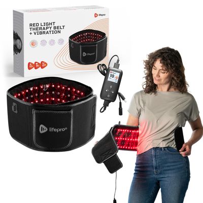 Lifepro Red Light Therapy Belt - Near Infrared Light Therapy Red Light Therapy for Muscle Pain, Inflammation, Elbow Joint Back Pain Relief - Infrared Therapy or Infrared Light Therapy