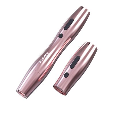 Mast P20 Wireless Tattoo Pen Machine Gun Rotary Tattoo Coreless Motor by Mcore Slim Tattoo Pen with Replaceble 2 Batteries for Women Aritsts 2 batteries- pink