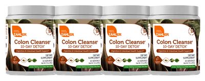 Zahler Colon Cleanse 10-Day Detox Cleanse - Cucumber Mint Flavor - Herbal Digestive Wellness - Colon Cleanser Detox for Bowel Movement, Body Detox, Digestion Aid for Women and Men - 3.5 oz 4 Pack