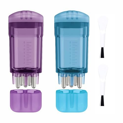 Hair Oil Minoxidil Applicator,2 Pcs Scalp Oil Applicator Comb Brush,Minoxidil Medicine Essential Serum Liquid Massager For Hair Growth,Root Comb Applicator Bottle