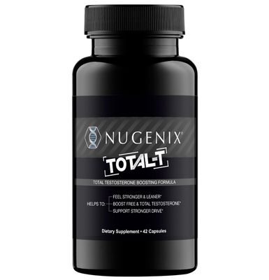 Nugenix Total-T, Free and Total Testosterone Booster Supplement for Men, 42 Count