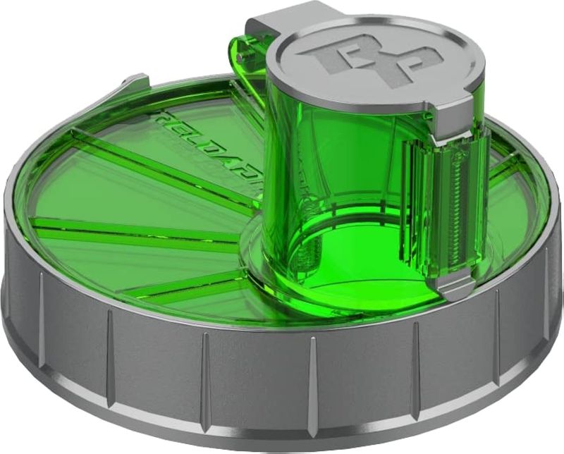 RELOADPRO XL Protein Scoop and Supplement Funnel Attachment for Pre and Post Workout Powders, BPA Free, Spill Proof Dispenser, Universally Fits Most Product Containers, Electric Lime, Reload Pro