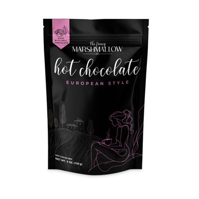 European-Style Gourmet Hot Chocolate Mix - Rich Creamy Drinking Chocolate, Premium Cocoa Powder for Cozy Nights, Desserts, and Gift Sets