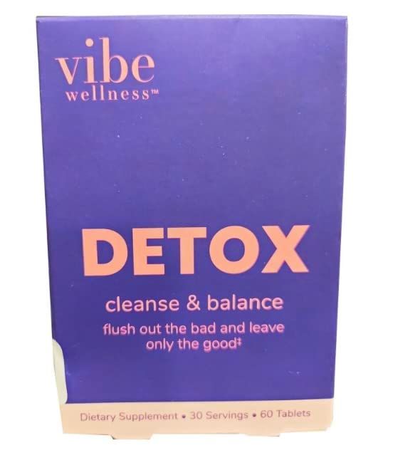 VIbe Wellness Detox Cleanse Balance 60 Tablets