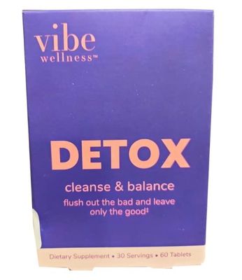 VIbe Wellness Detox Cleanse Balance 60 Tablets