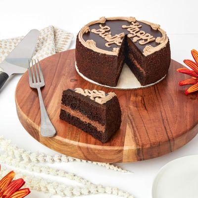 David s Cookies Chocolate Fudge Cake 7 - Delicious Birthday Cakes and Treats for Delivery - Fresh Bakery Dessert, Delivered Frozen in Dry Ice - Great Birthday Party Gift Idea for Women, Men and Kids