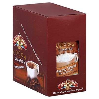 Land O Lakes Cocoa Classics, Arctic White Hot Cocoa Mix, 1.25-Ounce Packets Pack of 12