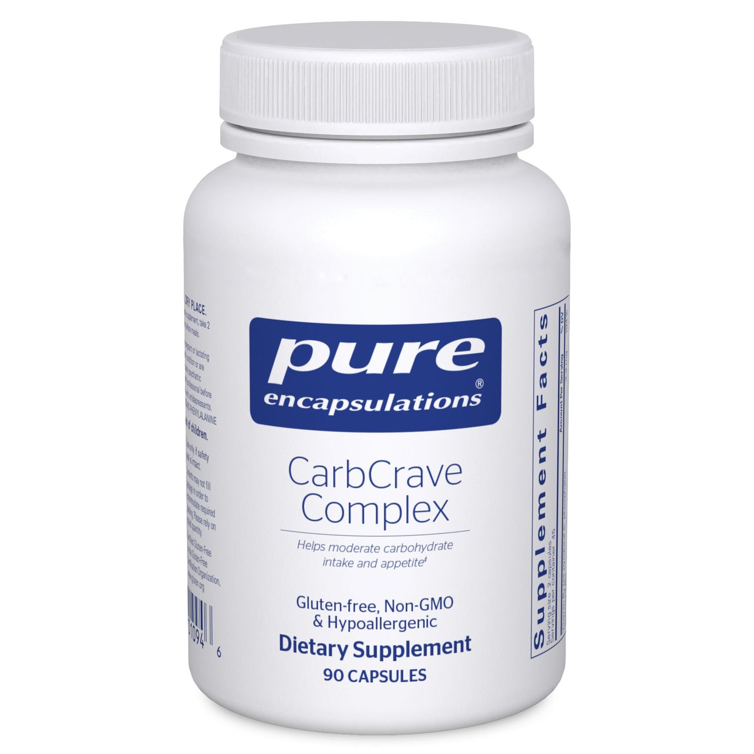 Pure Encapsulations CarbCrave Complex with Sensoril Trim to Help Moderate Carbohydrate Intake and Lessen Appetite 90 Capsules