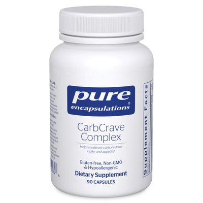 Pure Encapsulations CarbCrave Complex with Sensoril Trim to Help Moderate Carbohydrate Intake and Lessen Appetite 90 Capsules