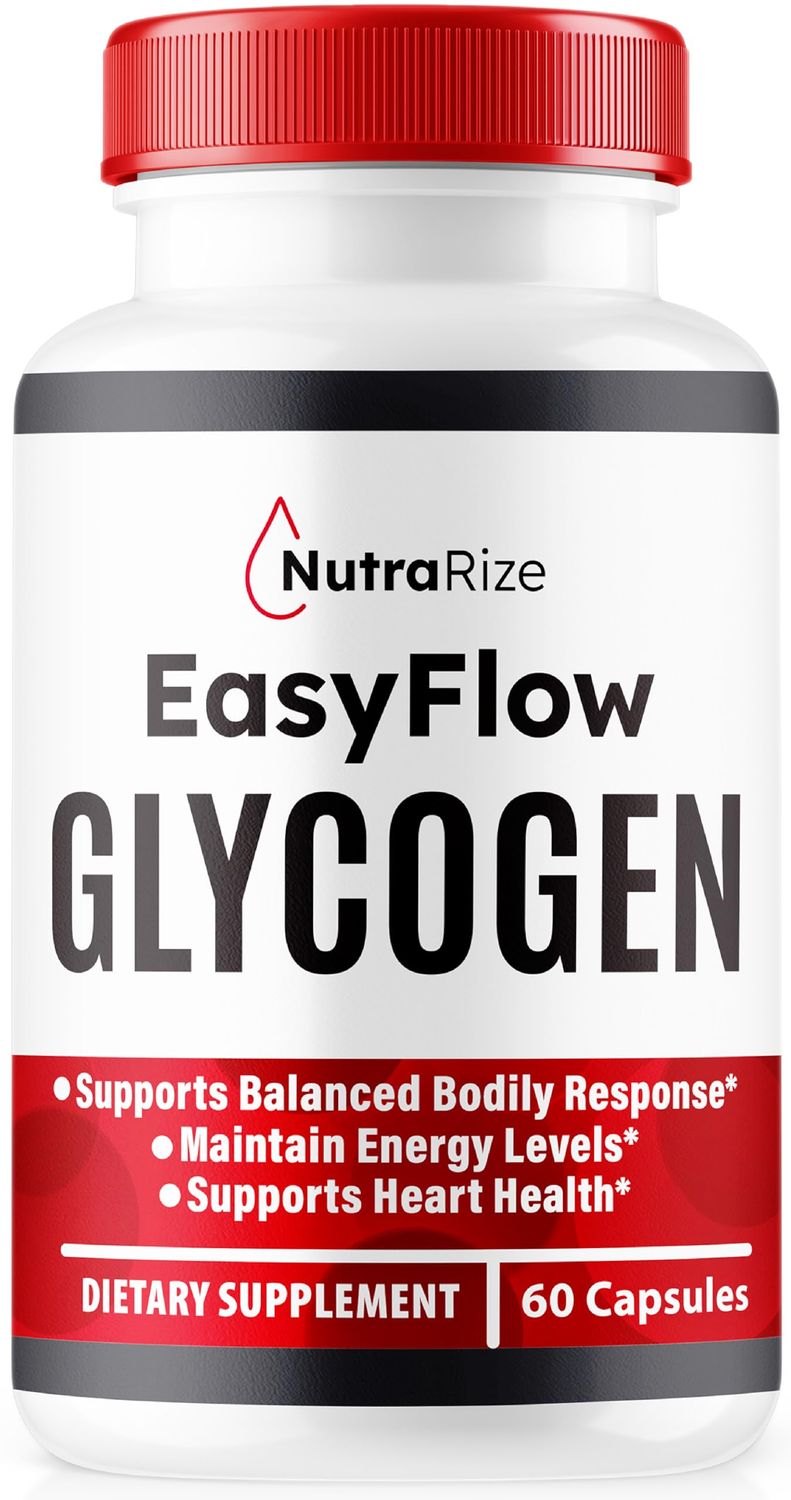 NutraRize Easy Flow Glycogen, EasyFlow Glycogen Support Capsules, Easy Flow Glyco Optimizer, Official EasyFlow Glyco Optimiser Caps, Easy Flow Detox Cleanse, Easy Flow Glycol 60 Capsules