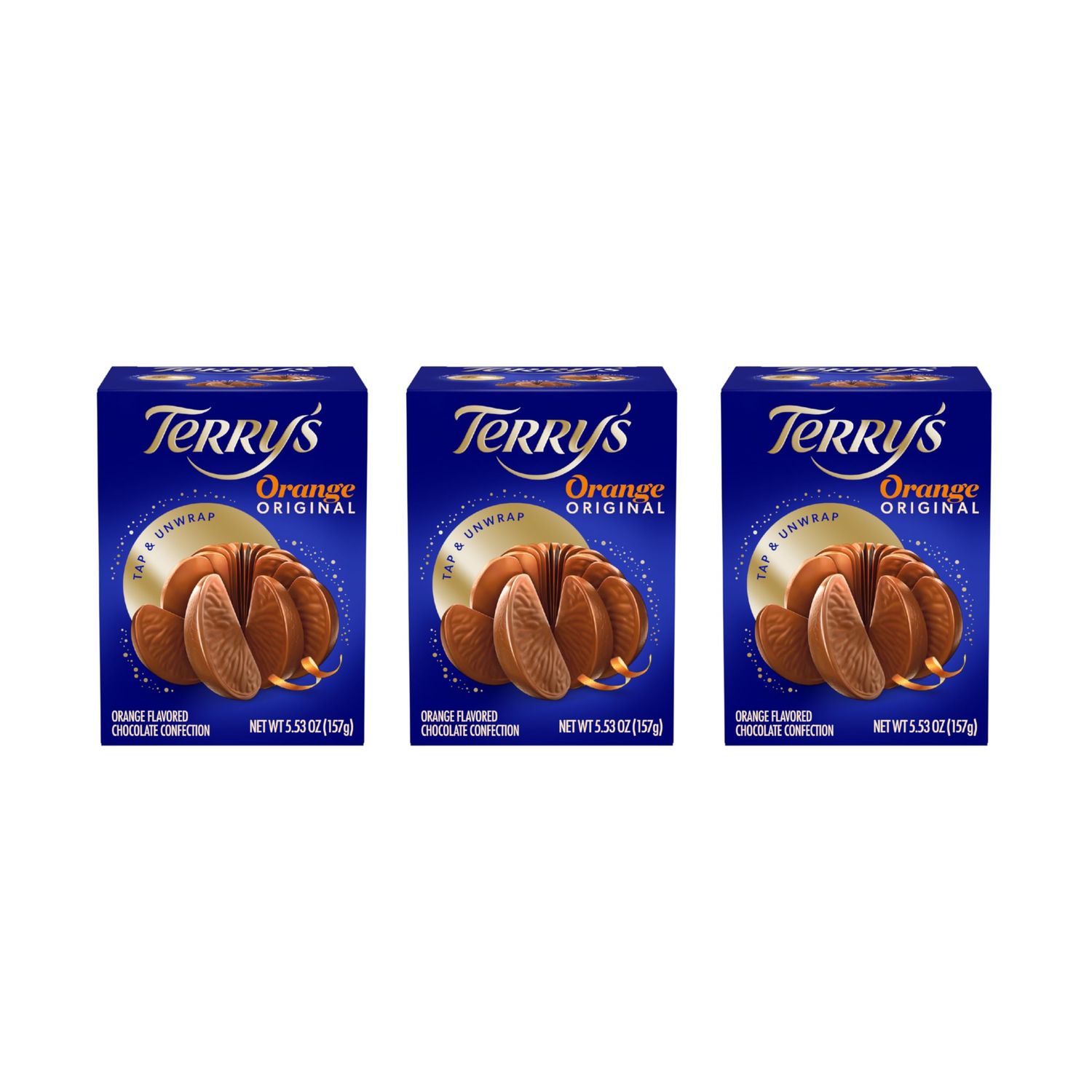 Terrys Milk Chocolate Orange - Pack of 3-5.53 oz - Holiday Classic Milk Chocolate Orange