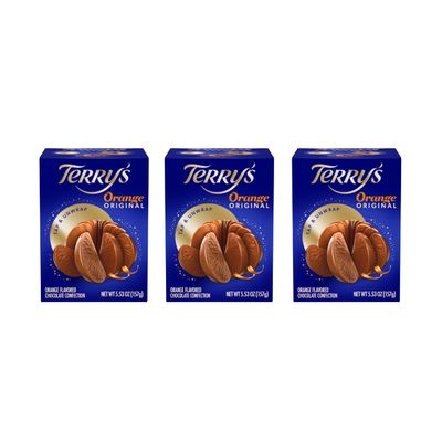 Terrys Milk Chocolate Orange - Pack of 3-5.53 oz - Holiday Classic Milk Chocolate Orange