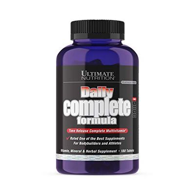 Ultimate Nutrition Daily Complete Time Release Multivitamin, Antioxidant, Mineral and Amino Acid Supplement, 180 Tablets