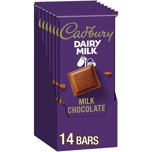 CADBURY DAIRY MILK Milk Chocolate Candy Bars, 3.5 oz 14 Count