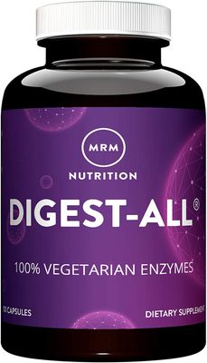 MRM Nutrition Digest-All Digestive Enzymes Improved Digestion and Absorption Lactase Amylase Lipase May Help with Bloating and Gas 100 Vegetarian Gluten-Free 50 Servings