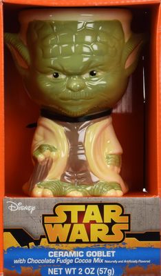 Star Wars Yoda Ceramic Goblet with Chocolate Fudge Cocoa Mix Gift Set