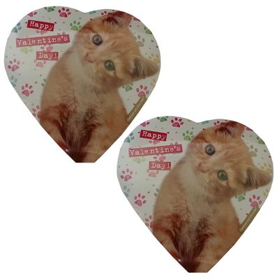 Happy Valentines Day Elmer Delicious Chocolate Cat Theme, 2 oz Pack of 2