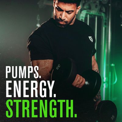 Jacked Factory NITROSURGE Pre Workout Supplement - Energy Booster, Instant Strength Gains, Clear Focus Intense Pumps - NO Booster Powerful Preworkout Energy Powder - 30 Servings, Blue Raspberry