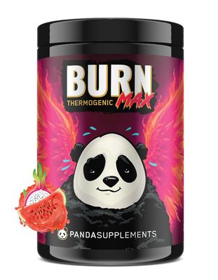 Underground Bio Labs: Panda Burn MAX Enhance Your Strength, Energy, Focus with Dual Source Caffiene 350mg, Alpha GPC, and MitoBurn Dragonfruit Watermelon25 Servings