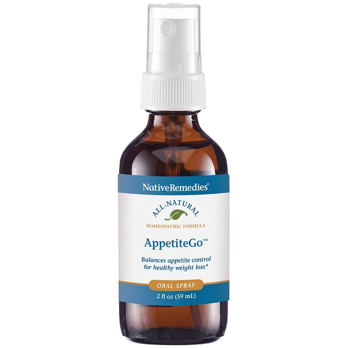 Native Remedies AppetiteGo Tonic - Natural Homeopathic Formula Temporarily Relieves Feelings of Hunger or an Empty Stomach - Reduces Desire for Stress Eating or Food Cravings - 59 mL