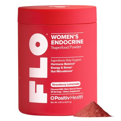 FLO Women s Endocrine Superfood Powder - Supports Healthy Cortisol Levels, Hormonal Balance, Thyroid Gut Health - Multivitamin Plus Rhodiola, DIM, Myo-Inositols, Red Superfood - 25 Servings