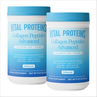 Vital Proteins Collagen Peptides Powder, Hydrolyzed Collagen Peptides Unflavored, Bundle 9.33oz 2 Pack