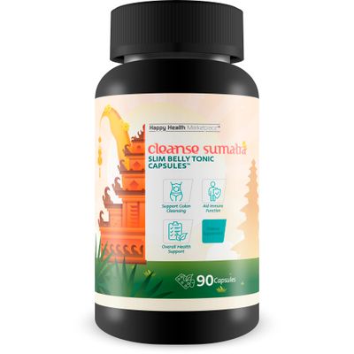 Cleanse Sumatra Slim Belly Tonic Capsules - Our Best Gut Cleanse Detox for Women Men - Our Best Colon Cleanse - Natural Slim Gut Cleanse Detox for Men Women - Healthy Natural Colon Cleanse Pills