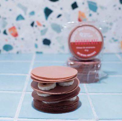 Ra ces del Huerto. Amaranth Wafers Thins-Obleas - Low calorie Snack. Chocolate, 6 Pack