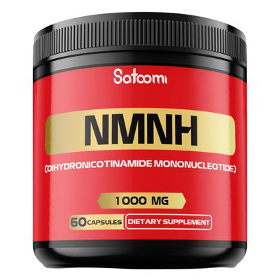 Satoomi NMNH Dihydronicotinamide Mononucleotide -NMN Supplement Alternative - 1000mg per Serving NAD Supplement to Support NAD - 60 Capsules - 30 Days