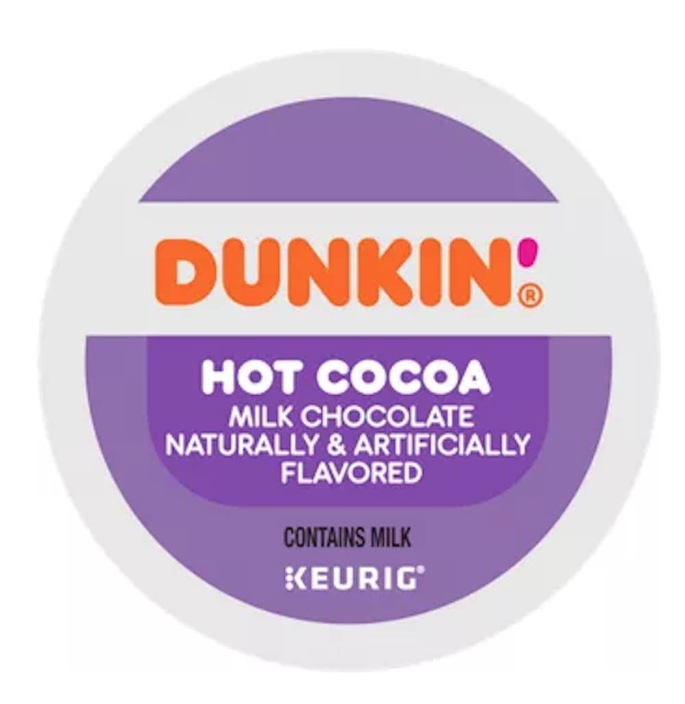 Dunkin Donuts Milk Chocolate Hot Cocoa K-cups - Cocoa for Keurig K-cup Brewers - 24 Count