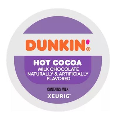Dunkin Donuts Milk Chocolate Hot Cocoa K-cups - Cocoa for Keurig K-cup Brewers - 24 Count