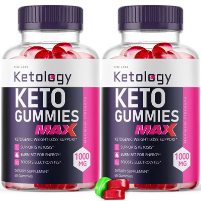 rize labs - Ketology Keto ACV Gummies - Advanced Apple Cider Vinegar Gummies 120 Gummies Pack of 2