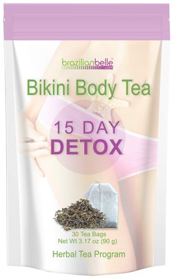 Bikini Body Detox Tea - Detoxify, Boosts Energy Levels, and Improves Complexion 15 Day Detox
