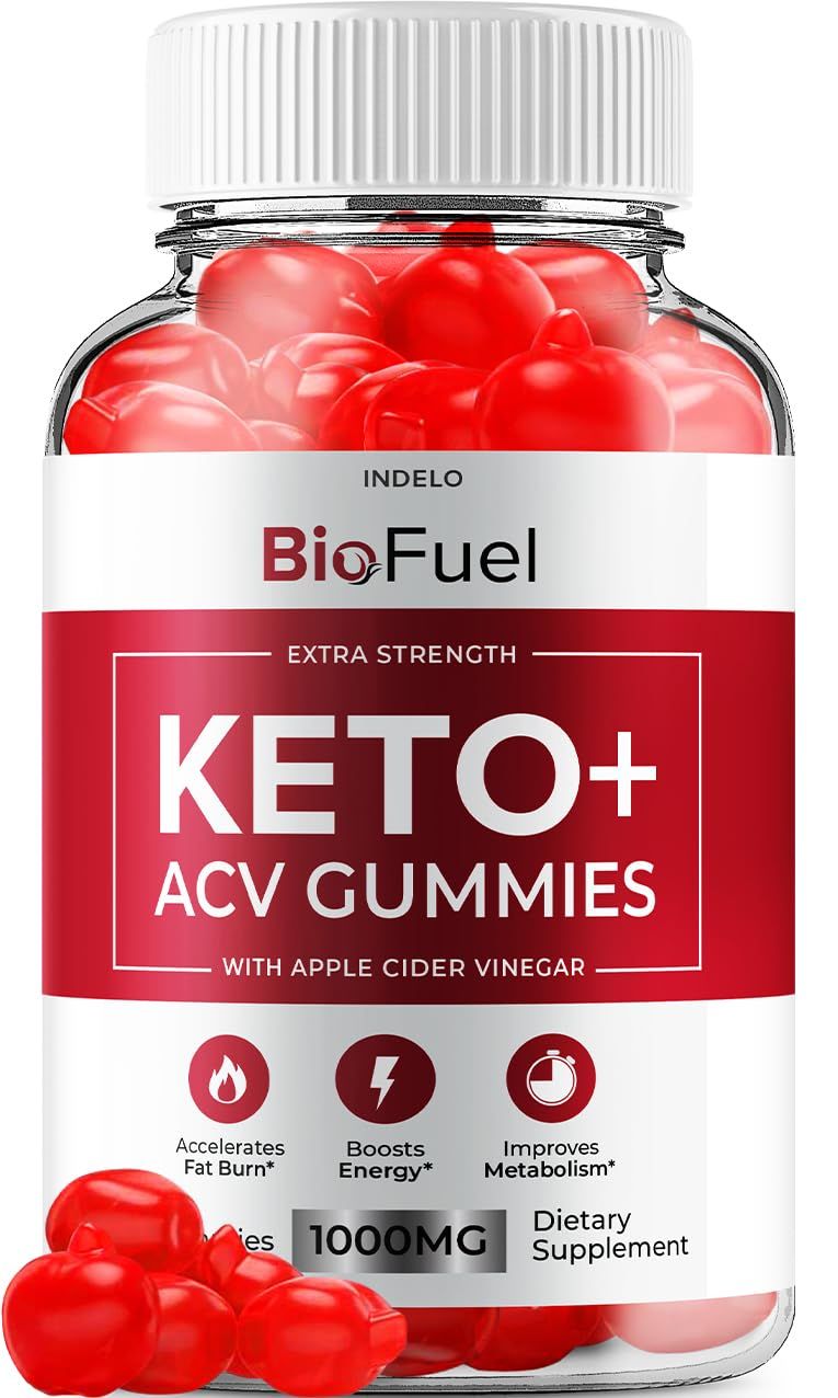 Bio Fuel Keto ACV Gummies - Advanced Formula BioFuel Keto Plus ACV Gummies Apple Cider Vinegar Bio Fuel ACV, Weight Management Gummies Dietary Supplement Reviews Men Women 60 Gummies