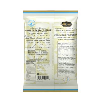 Hollander White Chocolate Creme Frappe Powder All Natural Gourmet Blender Base 2.5 LB Bag