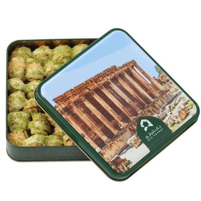 Bab Sharqi Chocolate Covered Biscuits - 240 g Gourmet White Chocolate Coated Cookies Bakery-Style Biscuits Presented in a Beautiful Gift Box Handmade With Natural Ingredients Perfect to Share