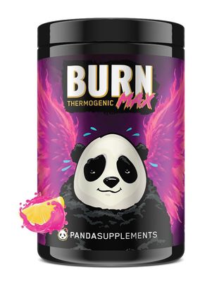 Underground Bio Labs: Panda Burn MAX Enhance Your Strength, Energy, Focus with Dual Source Caffiene 350mg, Alpha GPC, and MitoBurn Pink Lemonade25 Servings